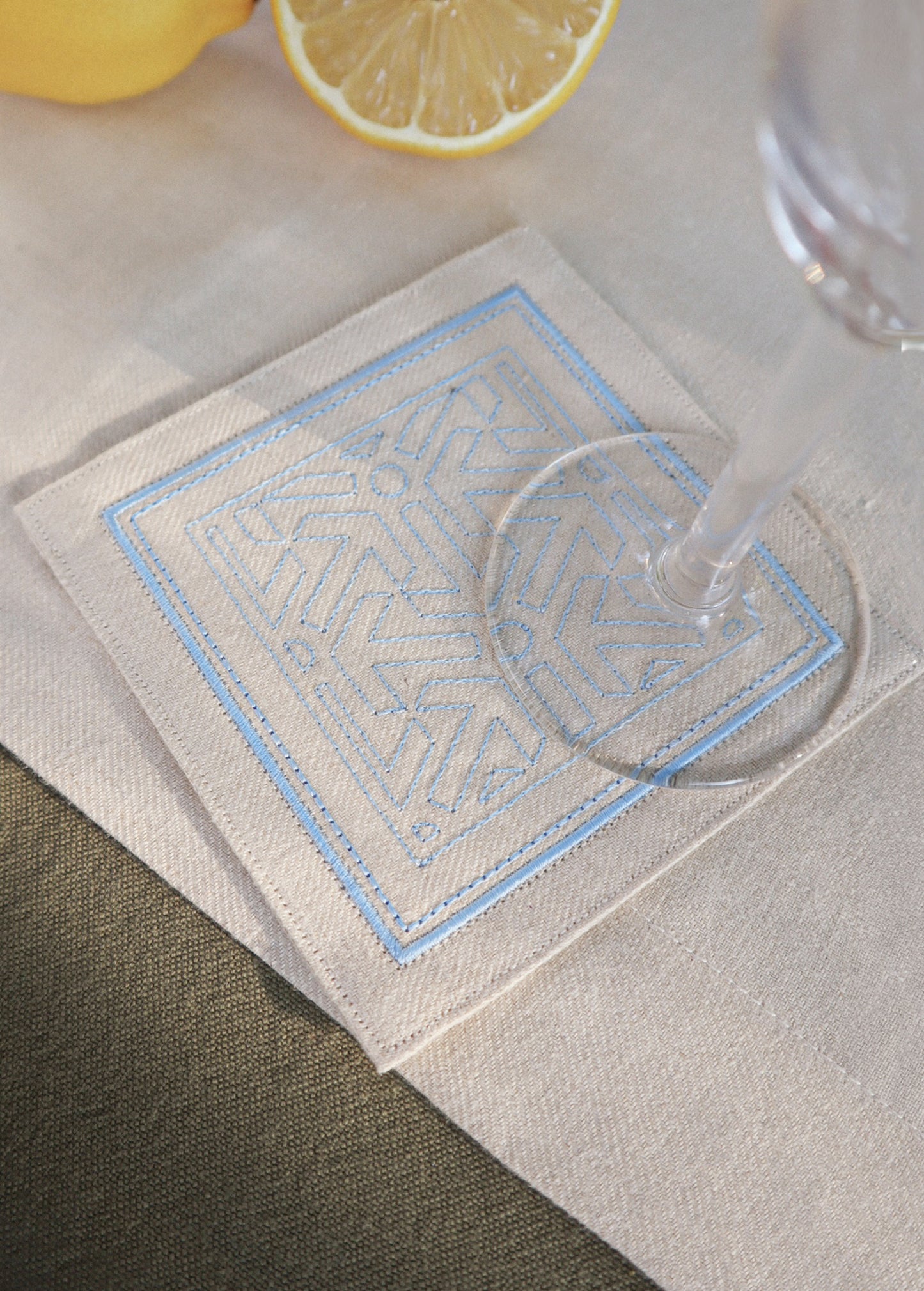 Dessous de verre - Gardenia