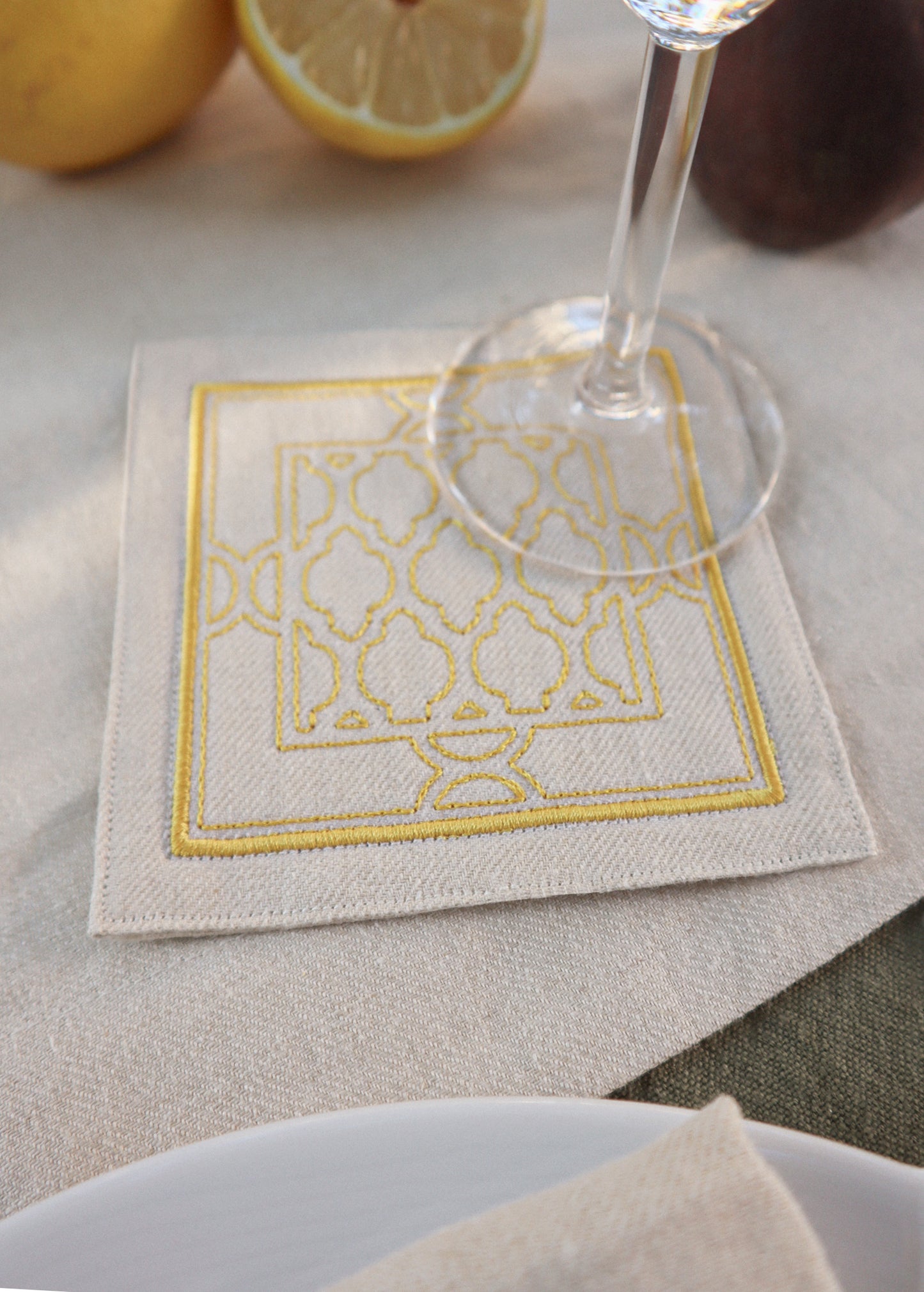 Dessous de verre - Jasmin