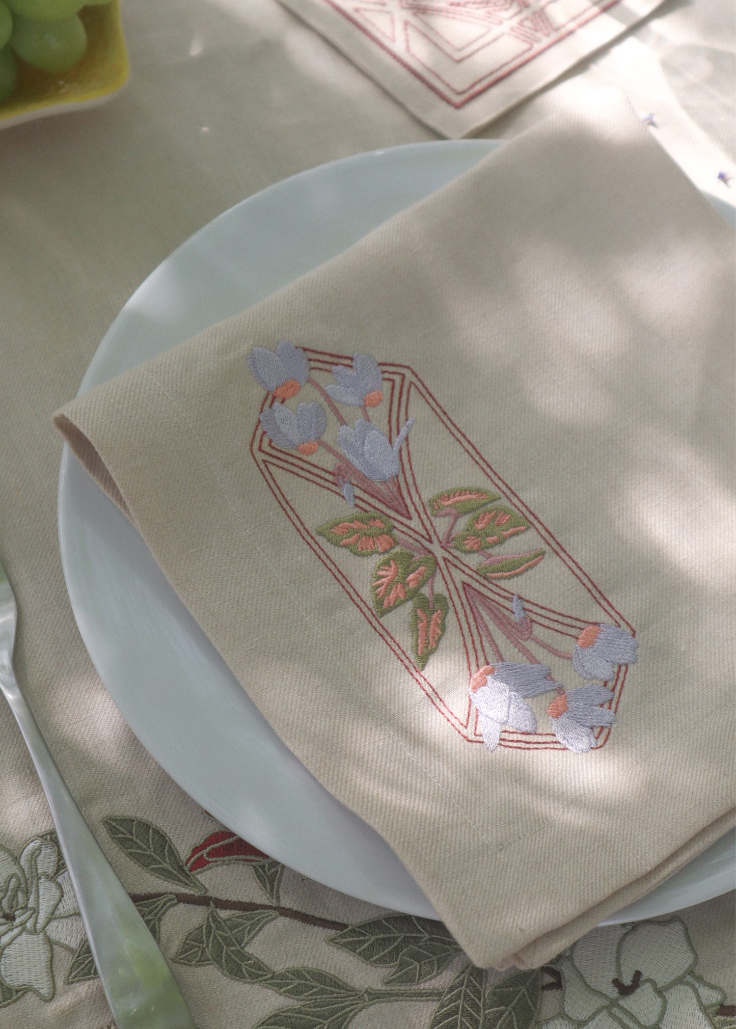 Serviette de table - Cyclamen