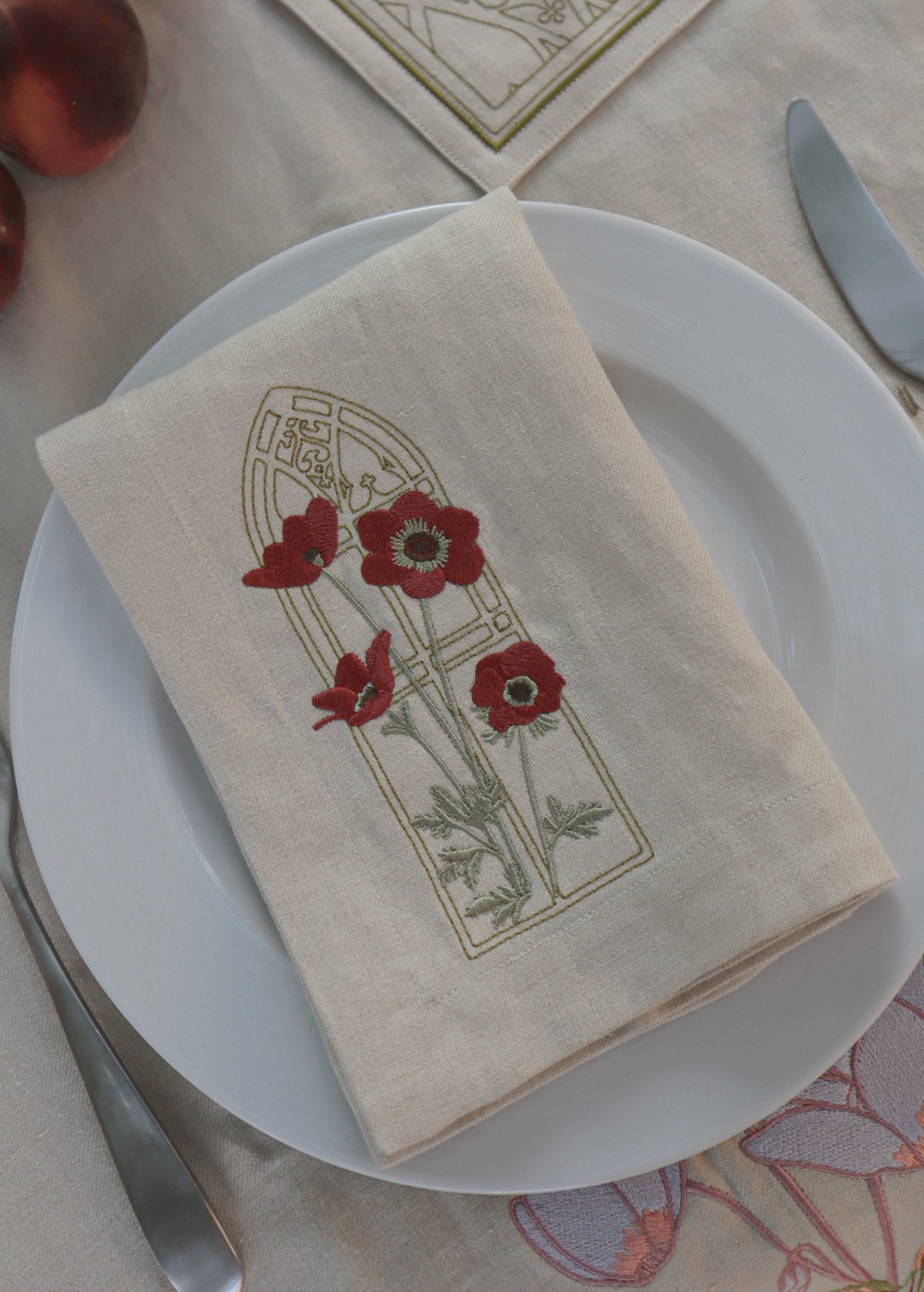Serviette de table - Anémone